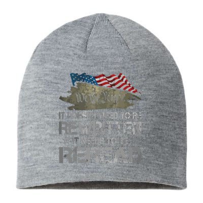 US Flag Constitution Of The USA Needs To Be Reread Sustainable Beanie