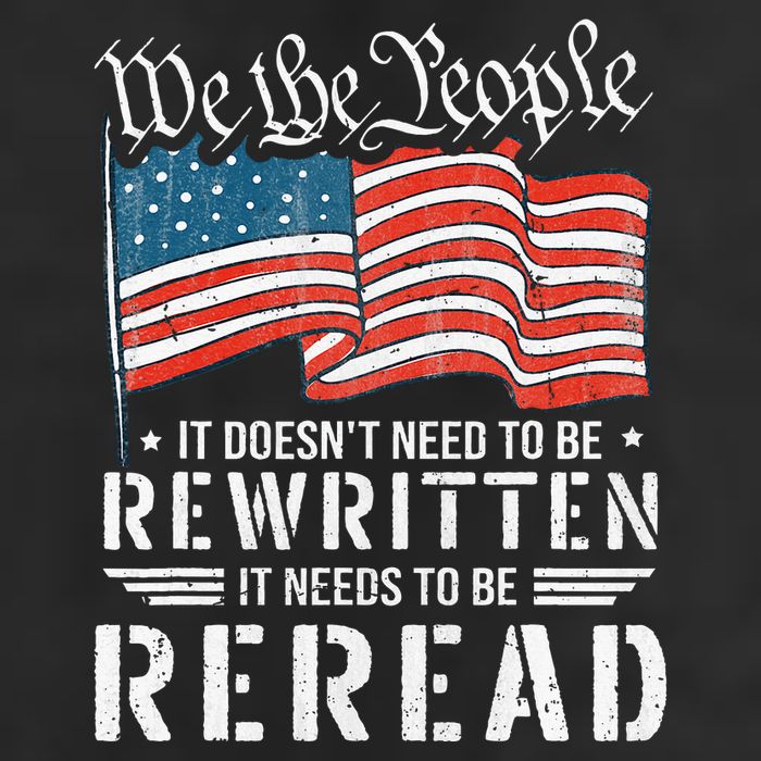 Us Flag Constitution Of The Usa Needs To Be Reread Beanie