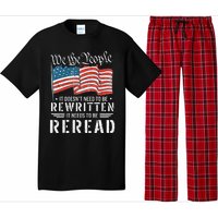 Us Flag Constitution Of The Usa Needs To Be Reread Pajama Set