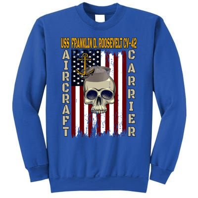 Uss Franklin D Roosevelt Cvgift42 Veterans Day Dad Son Gift Sweatshirt