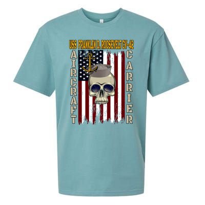 Uss Franklin D Roosevelt Cvgift42 Veterans Day Dad Son Gift Sueded Cloud Jersey T-Shirt