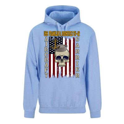 Uss Franklin D Roosevelt Cvgift42 Veterans Day Dad Son Gift Unisex Surf Hoodie