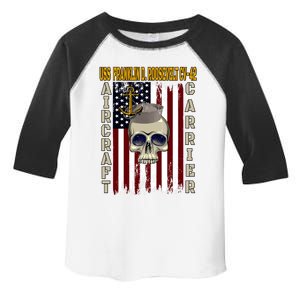 Uss Franklin D Roosevelt Cvgift42 Veterans Day Dad Son Gift Toddler Fine Jersey T-Shirt