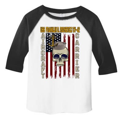 Uss Franklin D Roosevelt Cvgift42 Veterans Day Dad Son Gift Toddler Fine Jersey T-Shirt