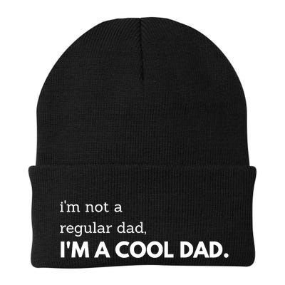 Unique Fathers Day Im Not A Regular Dad Im A Cool Dad Premium Beanie