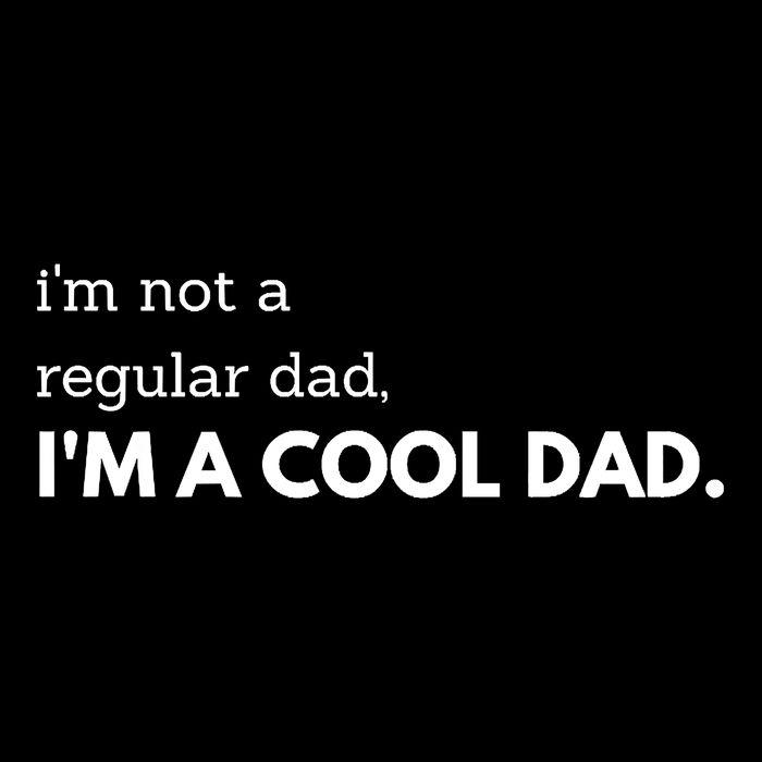 Unique Fathers Day Im Not A Regular Dad Im A Cool Dad Premium Flatbill Hat