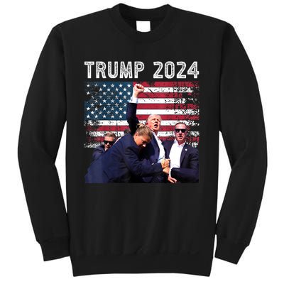 Us Flag Donald Trump Election Rally Shooting 2024 Gift Sweatshirt