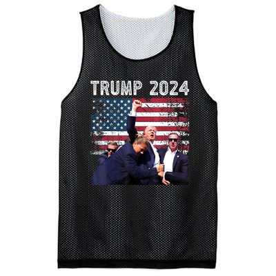 Us Flag Donald Trump Election Rally Shooting 2024 Gift Mesh Reversible Basketball Jersey Tank