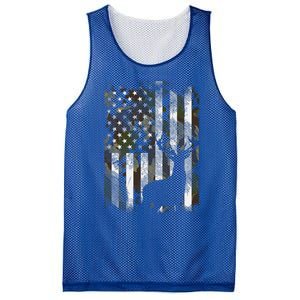 Us Flag Deer Elk Buck Camoflage Hunting Hunter Dad Mesh Reversible Basketball Jersey Tank