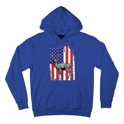 Us Flag Deer Hunting Dad Great Gift Hoodie