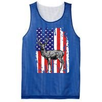 Us Flag Deer Hunting Dad Great Gift Mesh Reversible Basketball Jersey Tank