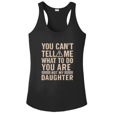 Unique Father's Day Gift for Dads Who Like to Share Their Wisdom Ladies PosiCharge Competitor Racerback Tank