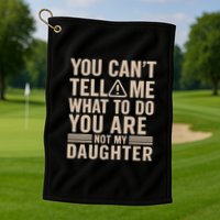 Unique Father's Day Gift for Dads Who Like to Share Their Wisdom Golf Towel