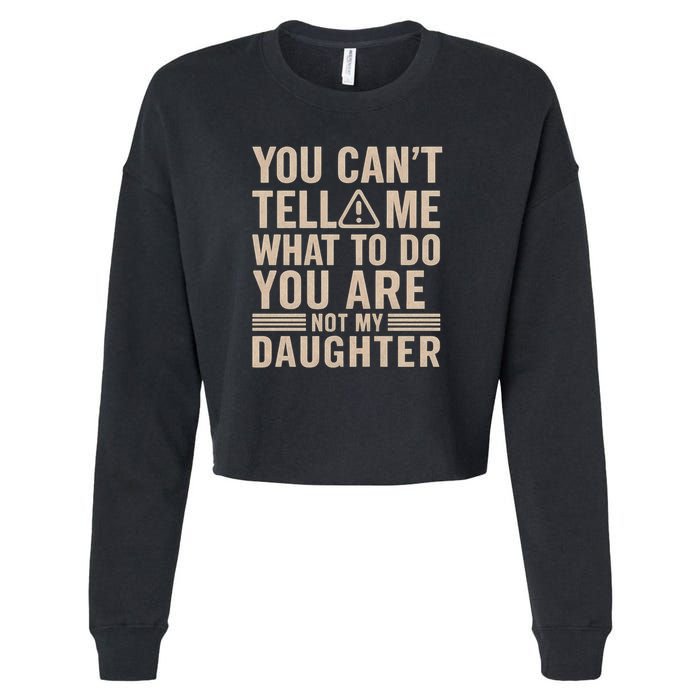 Unique Father's Day Gift for Dads Who Like to Share Their Wisdom Cropped Pullover Crew