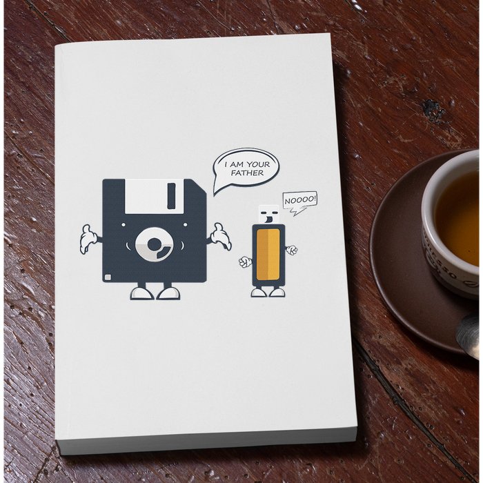 Usb Floppy Disk I Am Your Father Funny Nerd Geek Permanent Decal Sticker