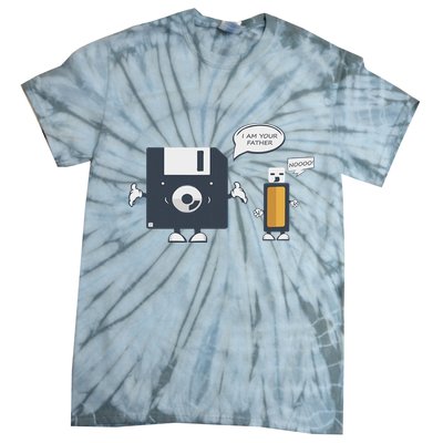 Usb Floppy Disk I Am Your Father Funny Nerd Geek Tie-Dye T-Shirt