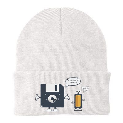 Usb Floppy Disk I Am Your Father Funny Nerd Geek Knit Cap Winter Beanie