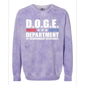 Usa Flag Doge Colorblast Crewneck Sweatshirt