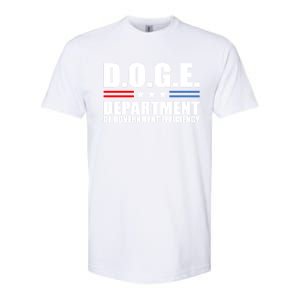 Usa Flag Doge Softstyle CVC T-Shirt