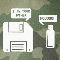 USB Floppy Disk I am Your Father Geek Gifts Legacy Tie Dye Trucker Hat