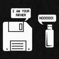 USB Floppy Disk I am Your Father Geek Gifts Ladies PosiCharge Tri-Blend Wicking Tank
