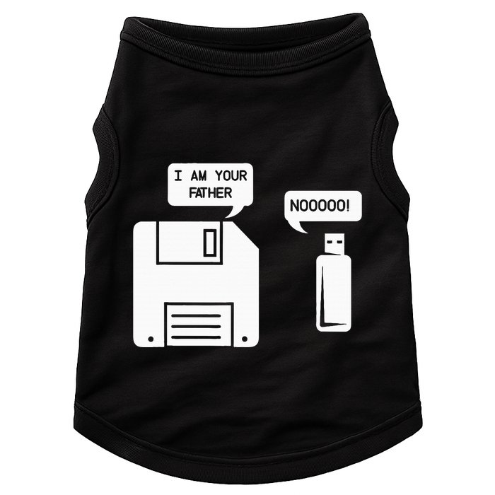 USB Floppy Disk I am Your Father Geek Gifts Doggie Tank