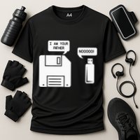 USB Floppy Disk I am Your Father Geek Gifts Performance Shirt