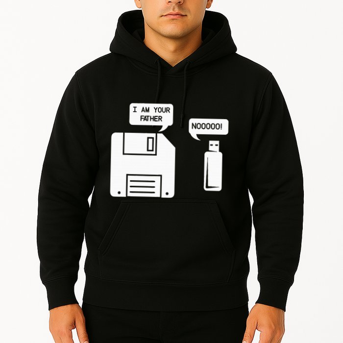 USB Floppy Disk I am Your Father Geek Gifts Hoodie