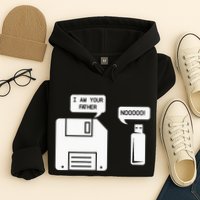 USB Floppy Disk I am Your Father Geek Gifts Hoodie