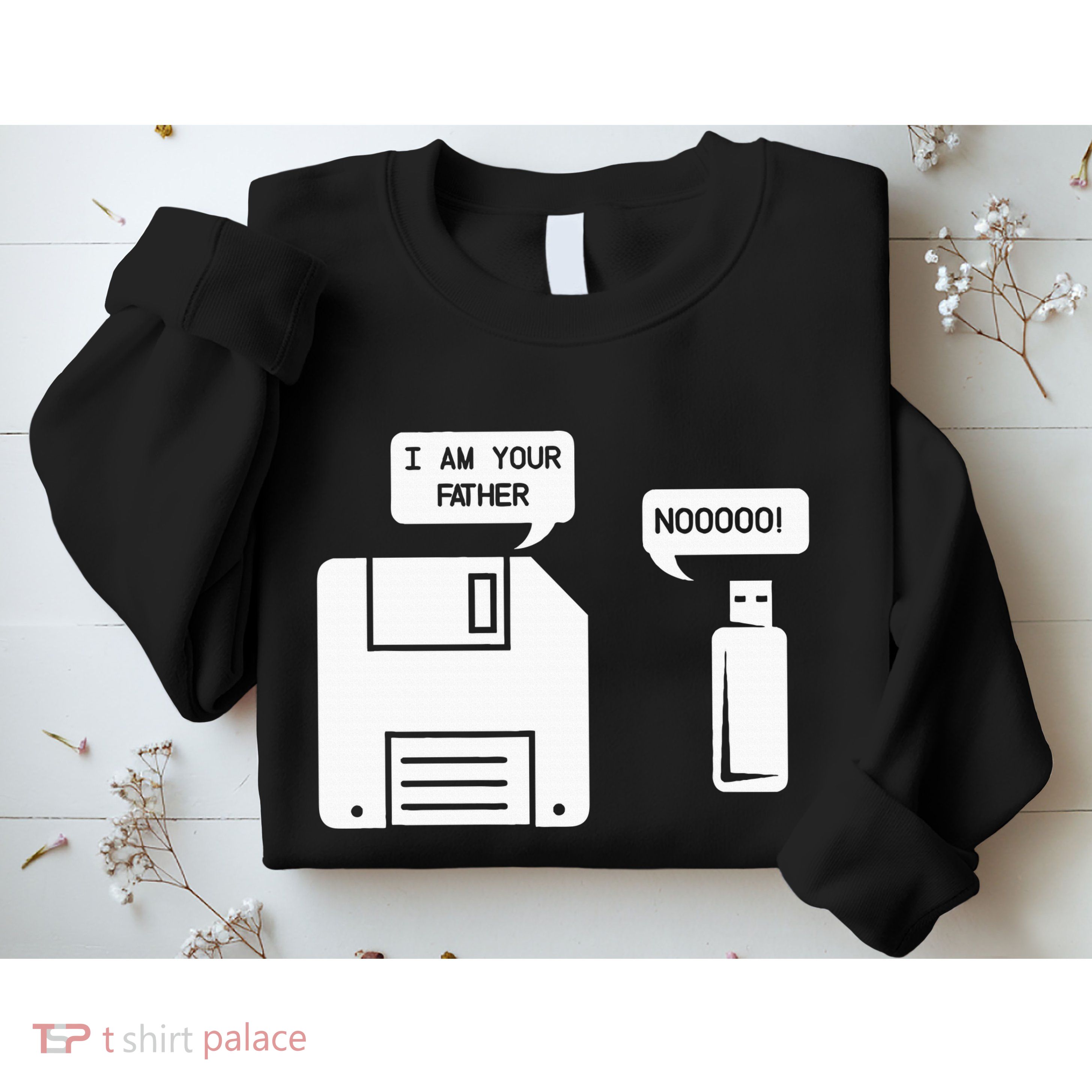 USB Floppy Disk I am Your Father Geek Gifts Sweatshirt