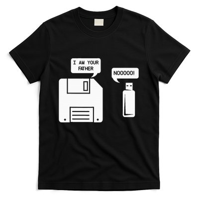 USB Floppy Disk I am Your Father Geek Gifts T-Shirt