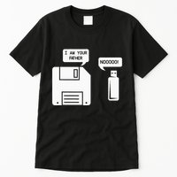 USB Floppy Disk I am Your Father Geek Gifts Tall T-Shirt