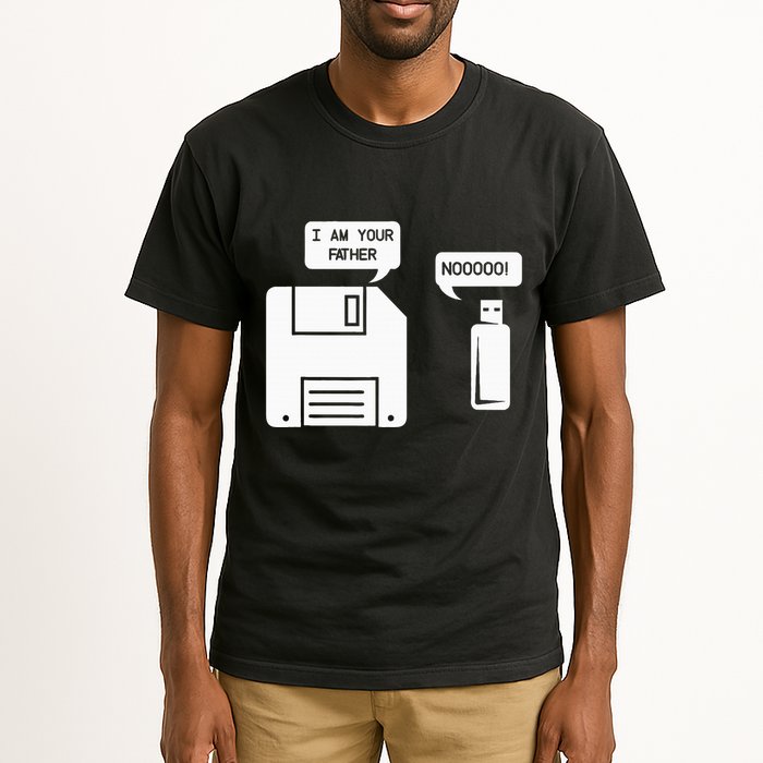 USB Floppy Disk I am Your Father Geek Gifts Tall T-Shirt