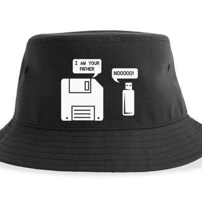 USB Floppy Disk I am Your Father Geek Gifts Sustainable Bucket Hat