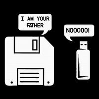 USB Floppy Disk I am Your Father Geek Gifts Sustainable Bucket Hat