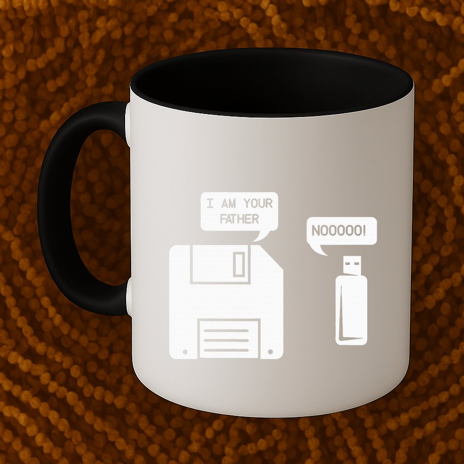 USB Floppy Disk I am Your Father Geek Gifts Mug
