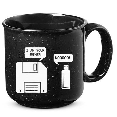 USB Floppy Disk I am Your Father Geek Gifts 15oz Campfire Ceramic Mug