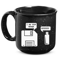 USB Floppy Disk I am Your Father Geek Gifts 15oz Campfire Ceramic Mug