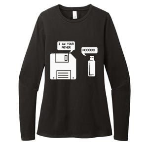 USB Floppy Disk I am Your Father Geek Gifts Womens CVC Long Sleeve Shirt