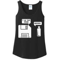 USB Floppy Disk I am Your Father Geek Gifts Ladies Essential Tank