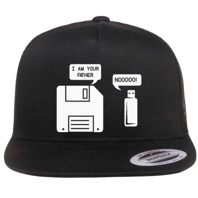 USB Floppy Disk I am Your Father Geek Gifts Flatbill Hat