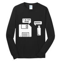 USB Floppy Disk I am Your Father Geek Gifts Tall Long Sleeve T-Shirt