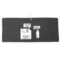 USB Floppy Disk I am Your Father Geek Gifts Large Microfiber Waffle Golf Towel