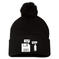 USB Floppy Disk I am Your Father Geek Gifts Pom Pom 12in Knit Beanie