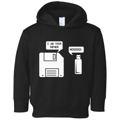 USB Floppy Disk I am Your Father Geek Gifts Toddler Hoodie