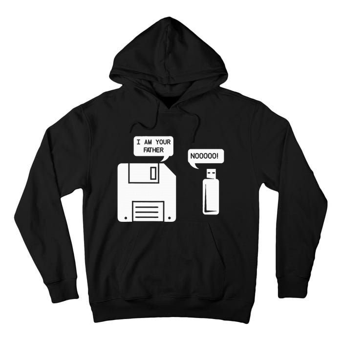 USB Floppy Disk I am Your Father Geek Gifts Tall Hoodie