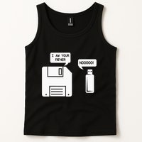 USB Floppy Disk I am Your Father Geek Gifts Tank Top