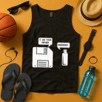 USB Floppy Disk I am Your Father Geek Gifts Tank Top