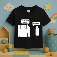 USB Floppy Disk I am Your Father Geek Gifts Toddler T-Shirt