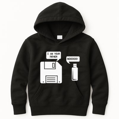 USB Floppy Disk I am Your Father Geek Gifts Kids Hoodie